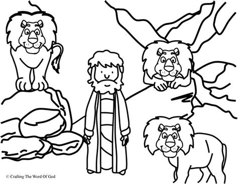 Daniel In The Lions Den Coloring Page Coloring Pages Are A Great