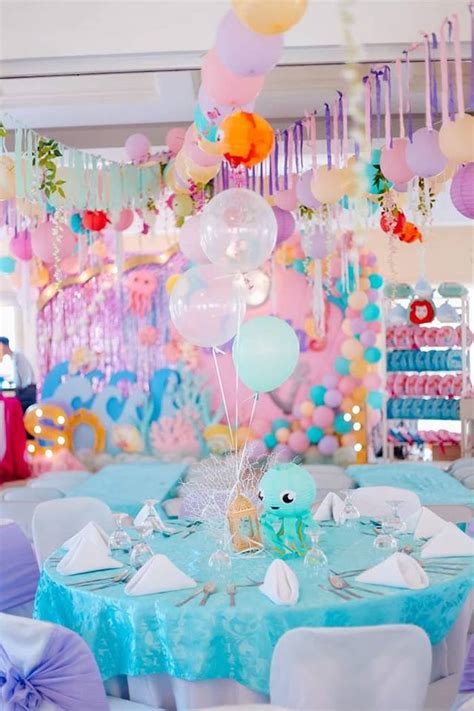 Karas Party Ideas Pastel Mermaid Birthday Party Karas Party Ideas