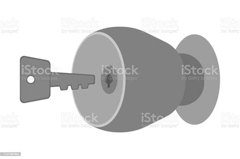 A Door Lock Stock Illustration Download Image Now Close Up Closing