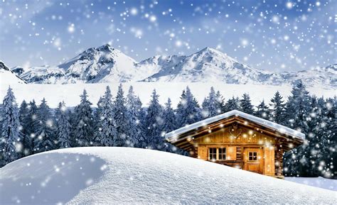 Winter Cottage Wallpapers Top Free Winter Cottage Backgrounds Wallpaperaccess
