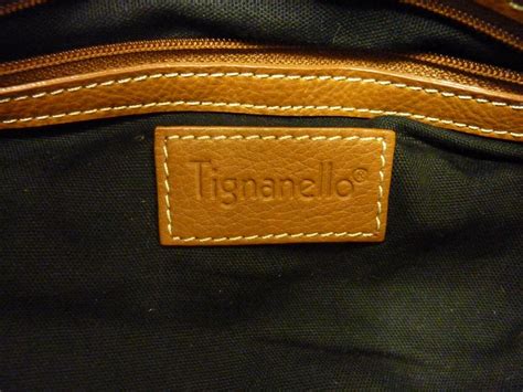 Tignanello Genuine Pebble Leather Caramel Medium Hobo Satchel