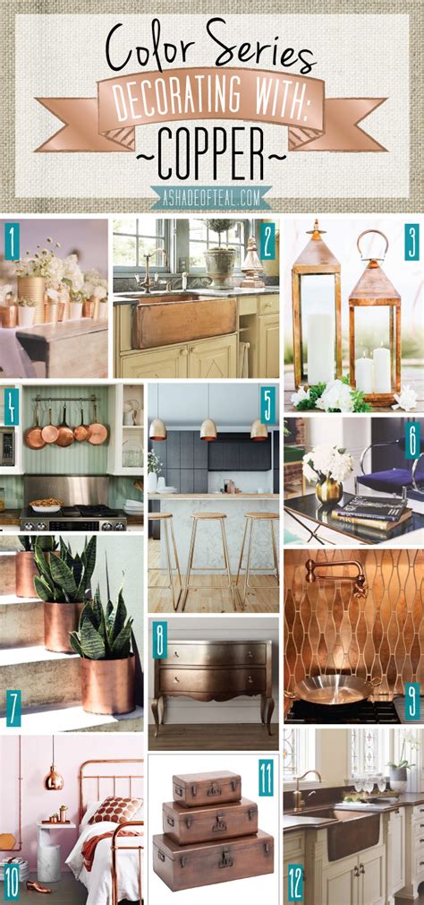 No matter the direction you. Color Series; Decorating with Copper