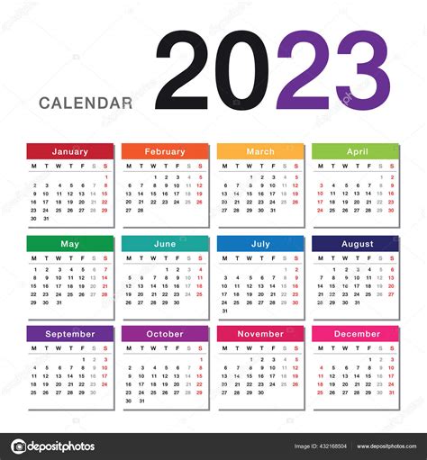 Template Kalender Januari 2023 Lengkap Dengan Tanggal Merah Template