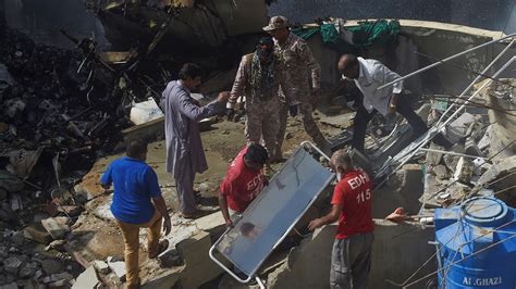 Bank President Second Survivor Are Pulled From Wreckage Of Pakistan