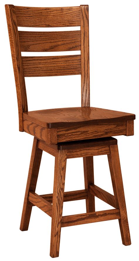 Savannah Bar Stool Amish Solid Wood Bar Stools Kvadro Furniture