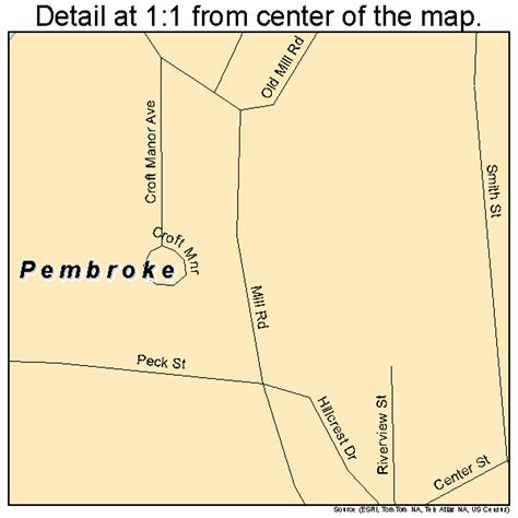 Pembroke Virginia Street Map 5161336