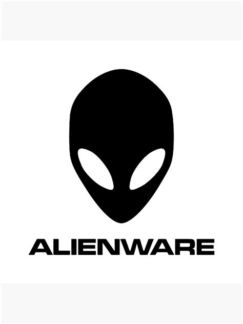 Alienware Dell Gaming Logo Black Photographic Print For Sale By