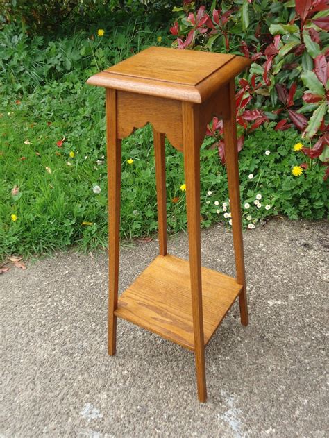 Arts And Crafts Oak Plant Stand Antiques Atlas
