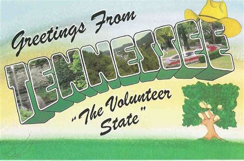 Tennessee Greeting From The Volunteer State Drgdlgletterboxers Flickr