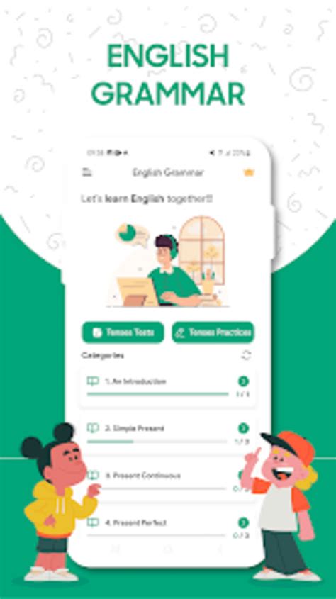 English Grammar Tenses Test لنظام Android تنزيل