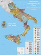 Departments of the Kingdom of the 2 Sicilies | Mapa de italia, Mapa de ...