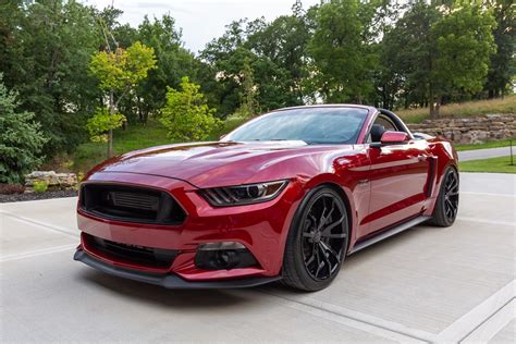 Ruby Red Ford Mustang