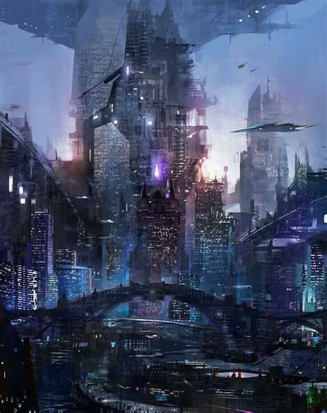 Pin By Pinner On Future Cities Fantasy City Fantasy Landscape