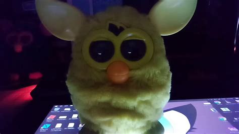 Creepy Furby Talking With No Lights On Youtube