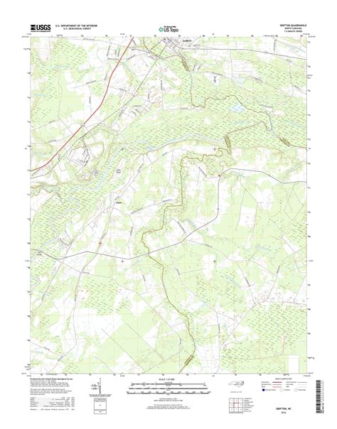 Mytopo Grifton North Carolina Usgs Quad Topo Map