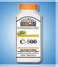 21st century vitamins, tempe, arizona. 21St Century Vitamin C-500 Tabs 250