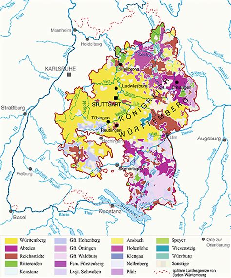 Zwar hat die bundesregierung einen leitfaden für. Karte Württemberg
