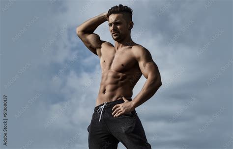 sexy male model body nude torso sexy naked man seductive gay muscular shirtless man