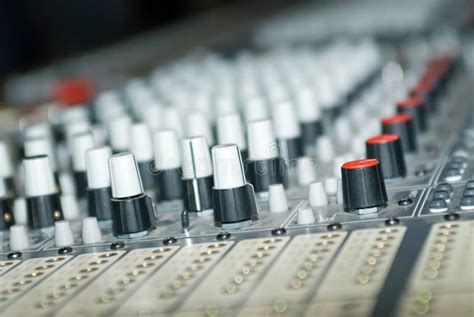 Recording Studio Mixing Board Stock Photo Image Of Recording Studio