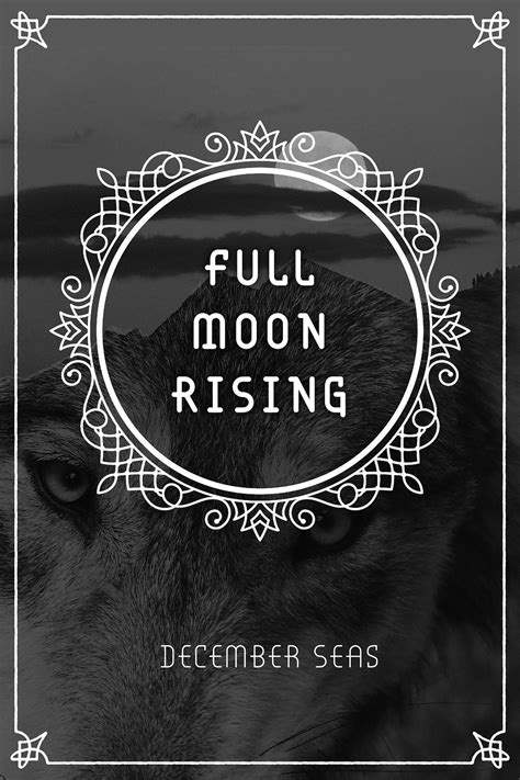 full moon rising