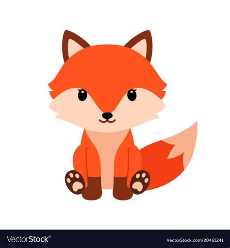 Baby Fox Simple Cute Fox Drawing Easy Canvas Tools
