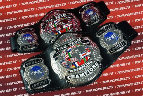 Wfx Tag Team Championship Belts Top Rope Belts