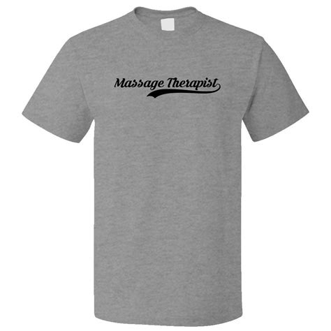 Funny Massage Therapist Retro Old School T Shirt Tee T