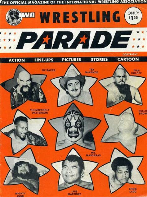 Wrestling Parade Iwa 1975 Ox Baker Tex Mckenzie Ivan Koloff