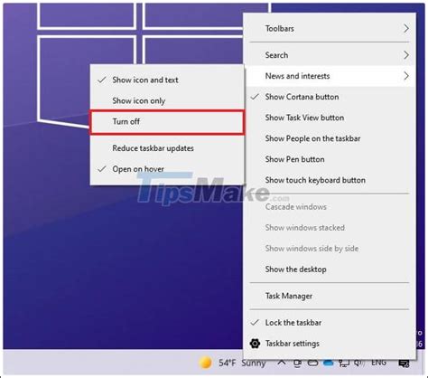 Steps To Turn Off News And Interests On Windows