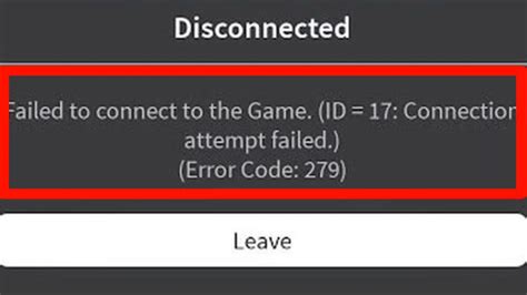 Fix Disconnected Failed To Connect To Game Id 17 Connection Attempt
