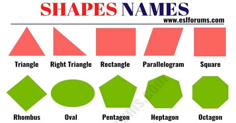 Shapes Names 20 Important Names Of Shapes With Pictures Cube Star