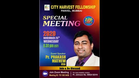 Pastor Prakash Mathew Usa Youtube