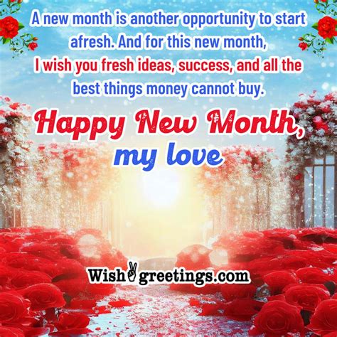 Happy New Month Wishes For Lover Wish Greetings