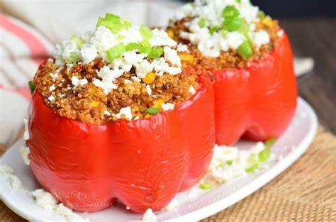 Chorizo And Quinoa Stuffed Peppers Will Cook For Smiles