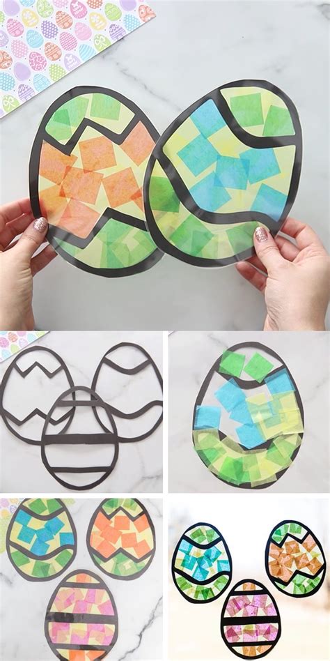 Easter Suncatchers Crafts Easter Suncatchers Such A Fun And Easy