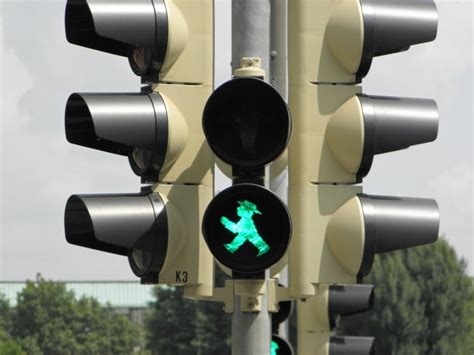Green Man Traffic Lights Free Image Download