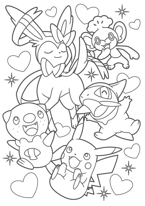 Cute Printable Pokemon Coloring Page 228 Best Free Svg File