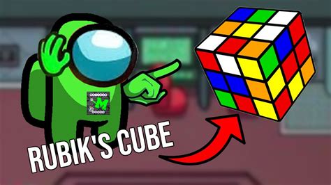 Solving A Rubiks Cube And Playing Among Us Among Us Cubing Challenge