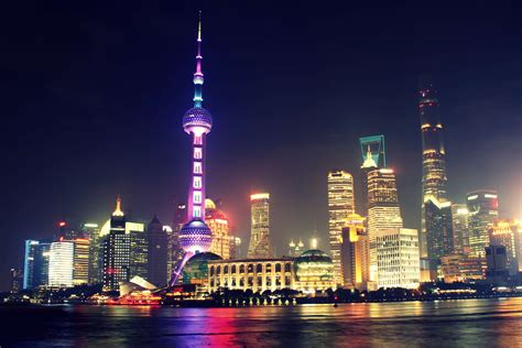 5250x3505 5250x3505 China Cities Houses Night Shanghai