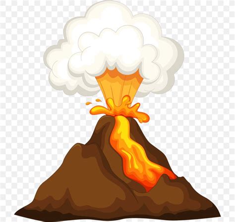 Mountain Cartoon Png 723x777px Volcano Cartoon Lava Mount Etna