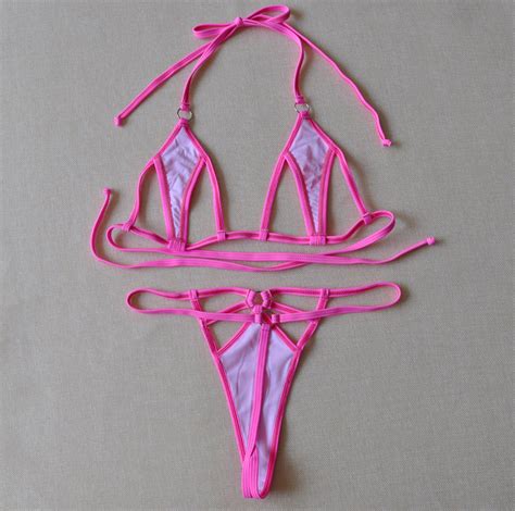 Itcquality Hot Sexy Micro Bikini 2 Pcs G String Mini Sexy Thong