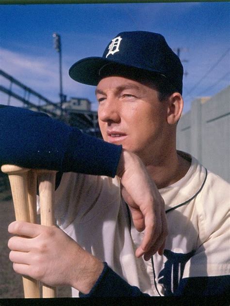 Detroit Tiger Al Kaline Poses With Bats 1963 The Detroit News