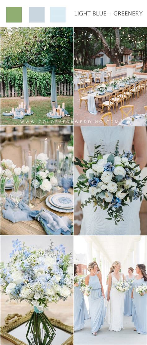 20 Light Blue Wedding Color Ideas For Spring 2024 💎