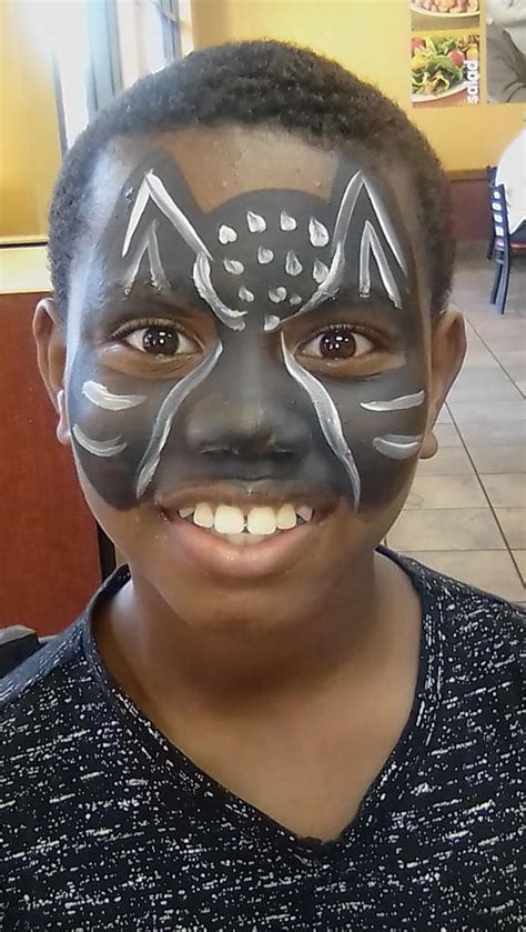 Black Panther Face Paint By Funfacesballoon On Deviantart