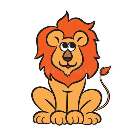 Cartoon Lion Stock Vector Illustration Of Animal Doodle 56427628