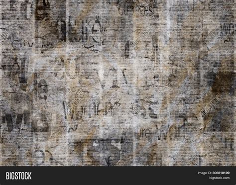 Old Grunge Newspaper Image And Photo Free Trial Bigstock