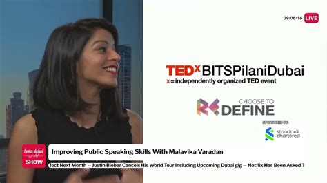 Improving Public Speaking Skills With Malavika Varadan Youtube