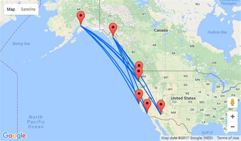 Summer Flights From Usa West Coast To Alaska From 141