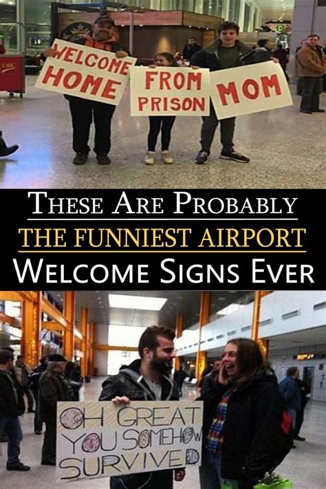 These Are Probably The Funniest Airport Welcome Signs Ever Funny