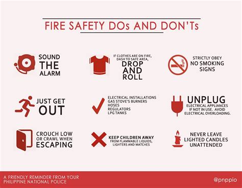 Infographic Fire Safety Tips For Fire Prevention Mont
